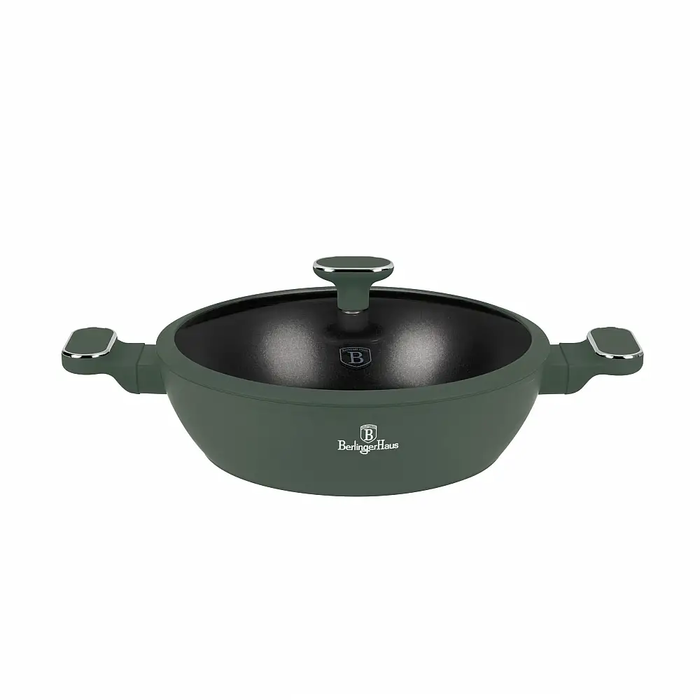 Berlinger Haus Κατσαρόλα με Καπάκι Matte Green (3,8L) Κομψή και Πρακτική Επιλογή για την Κουζίνα σας BH-8163