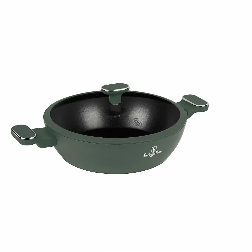 Berlinger Haus Κατσαρόλα με Καπάκι Matte Green (3,8L) Κομψή και Πρακτική Επιλογή για την Κουζίνα σας BH-8163