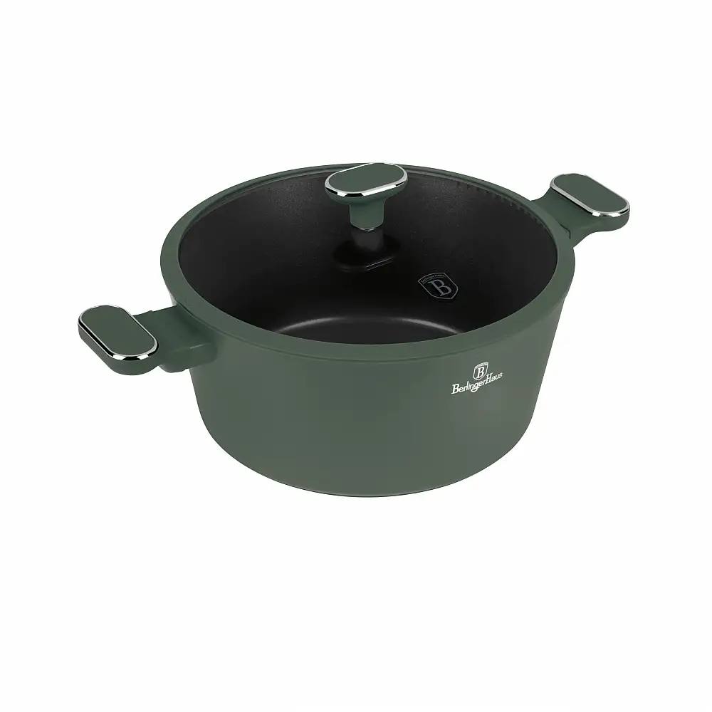 Berlinger Haus Κατσαρόλα με Καπάκι (6,1 Λίτρα) Matte Green BH-8202