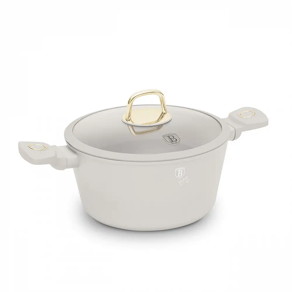 Berlinger Haus Αντικολλητική Κατσαρόλα 4,1 lt με Καπάκι 24cm από Αλουμίνιο, Sahara Collection BH-8071