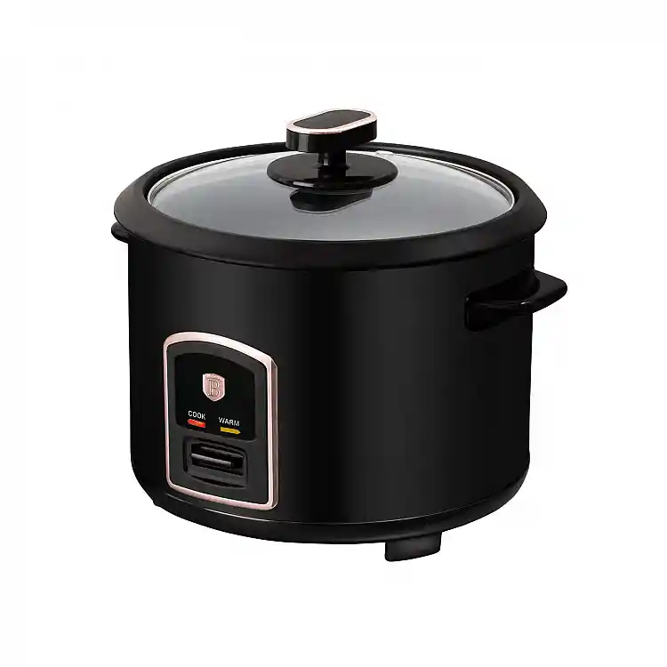 Berlinger Haus Παρασκευαστής Ρυζιού 700W Χωρητικότητας 1.8L, Black Rose Collection BH-9554