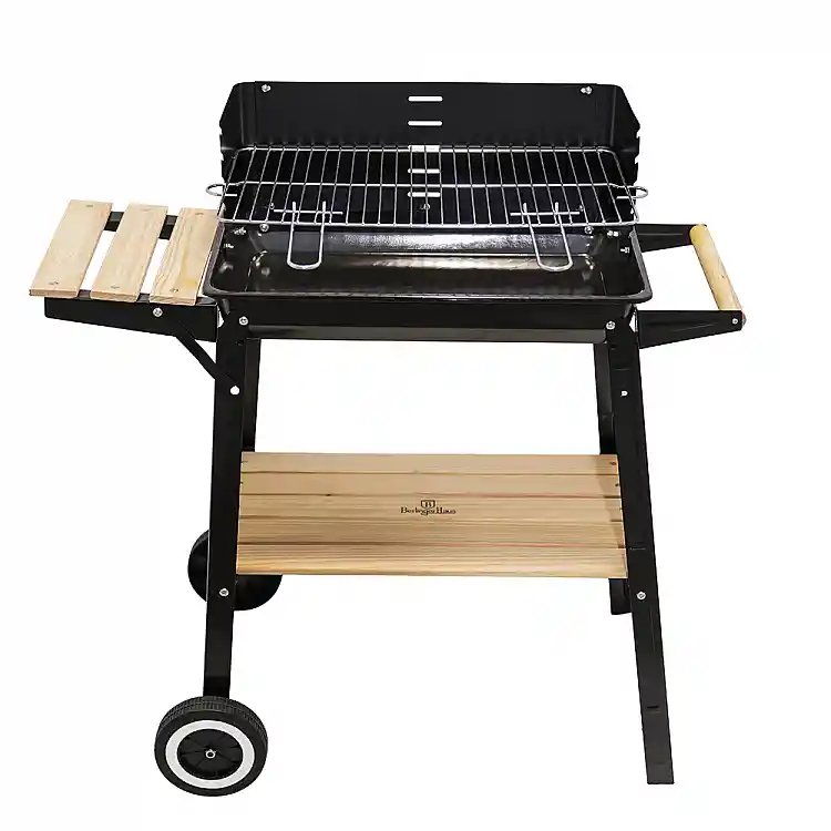 Berlinger Haus Φορητή Ψησταριά Υπαίθριά BBQ Μπάρμπεκιου Κάρβουνου με Ρόδες και Σχάρα BH-8649