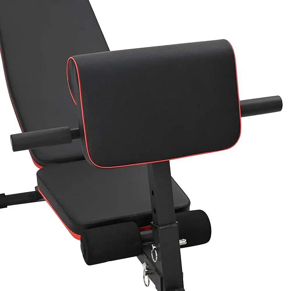 vidaXL Πάγκος Βαρών Μαύρο 131 x 41 x 100 εκ. 42007904