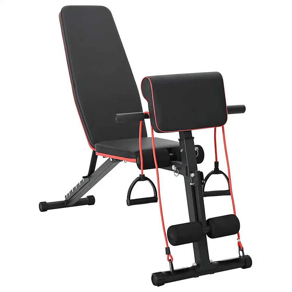 vidaXL Πάγκος Βαρών Μαύρο 131 x 41 x 100 εκ. 42007904