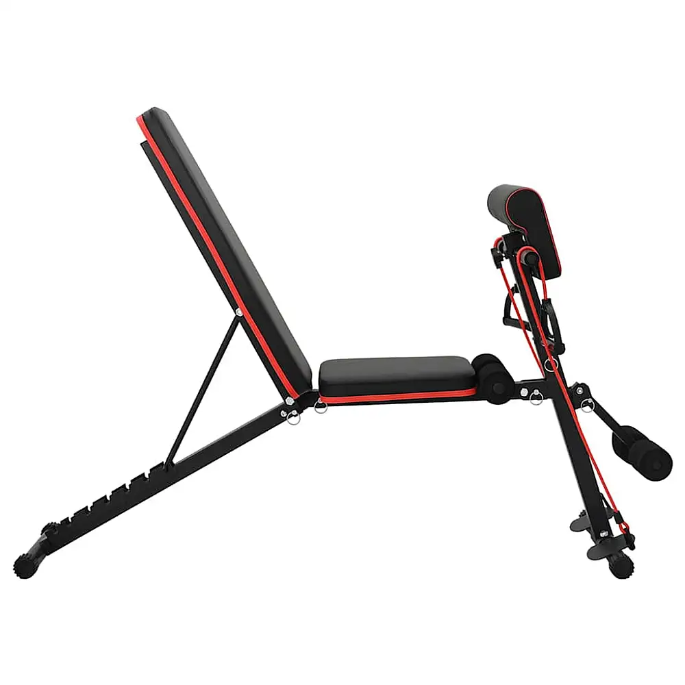 vidaXL Πάγκος Βαρών Μαύρο 131 x 41 x 100 εκ. 42007904