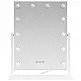 vidaXL Καθρέφτης Vanity LED Λευκός 44 x 10 x 53 εκ Γυαλί και Χάλυβας 42020525