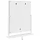 vidaXL Καθρέφτης Vanity LED Λευκός 44 x 10 x 53 εκ Γυαλί και Χάλυβας 42020525