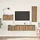 vidaXL Σετ επίπλου τηλεόρασης 4 pcs Artisan Oak Επεξεργασμένο ξύλο 3393263