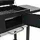 vidaXL Ψησταριά Κάρβουνου / BBQ Μαύρη με Κάτω Ράφι 44280