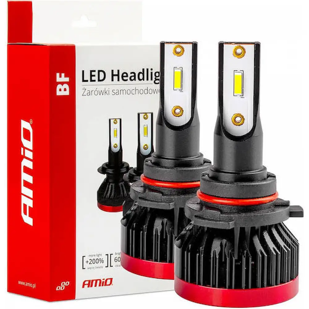 AMiO Λάμπες Αυτοκινήτου 2τμχ BF Series HB3 LED 6000K Ψυχρό Λευκό 8-30V 50W 02246