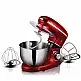 Berlinger Haus Κουζινομηχανή Μίξερ mixer 1300W με Ανοξείδωτο Κάδο 6L, Metallic Line Burgundy BH-9193