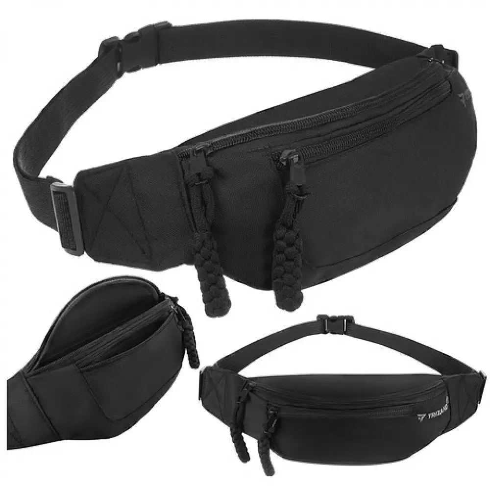 Trizand Τσαντάκι Μέσης Running Belt 2L Μαύρο Unisex 27408