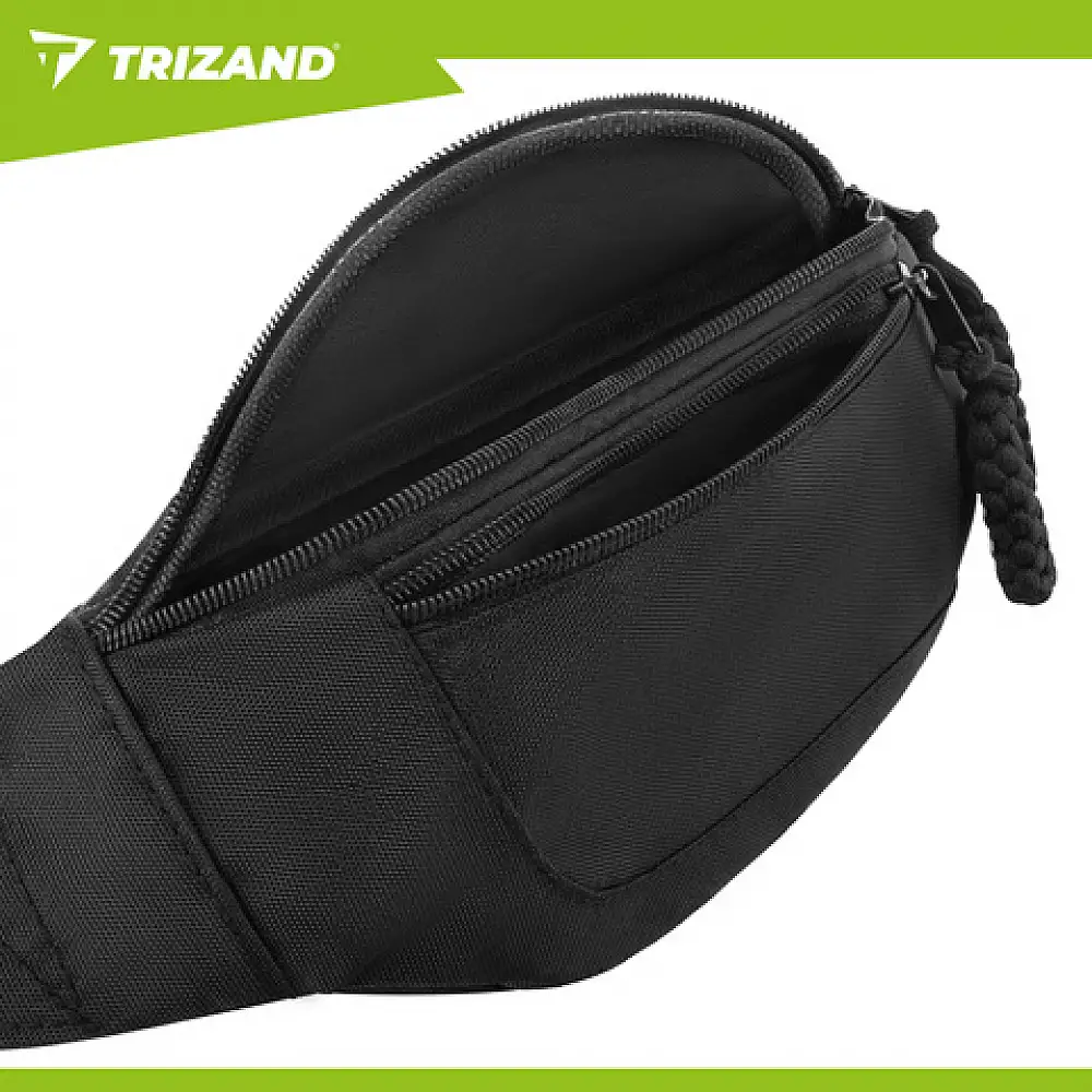 Trizand Τσαντάκι Μέσης Running Belt 2L Μαύρο Unisex 27408