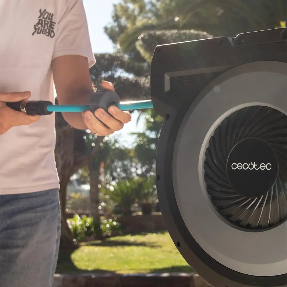 Cecotec Ανέμη Λάστιχου 20 μ. HydroShell 200 Pro με αυτόματη επαναφορά SlowReturn και Smooth Technology, φορητό, με πιστόλι ψεκασμού, δοχείο σαπουνιού και 8 λειτουργίες CEC-114306