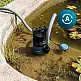 Cecotec Αντλία Ακάθαρτων Νερών Neptunus 400 Dark 400W, Παροχή έως 8.000 l/h, Μανομετρικό 5,5 m, Μέγιστο Σωματιδίων 25 mm, Φλοτεροδιακόπτης, IPX8, Καλώδιο 10 m & Νάιλον Σχοινί CEC-112769