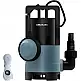 Cecotec Αντλία Ακάθαρτων Νερών Neptunus 400 Dark 400W, Παροχή έως 8.000 l/h, Μανομετρικό 5,5 m, Μέγιστο Σωματιδίων 25 mm, Φλοτεροδιακόπτης, IPX8, Καλώδιο 10 m & Νάιλον Σχοινί CEC-112769