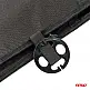AMIO Κάλυμμα Καθίσματος Αυτοκινήτου με οσφυϊκή υποστήριξη 45x120cm CSM-16, Μαύρο 04429