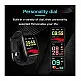 Smartwatch με Μετρητή Καρδιακών Παλμών Χρώματος Μαύρο Smart Band 116 SPM M116