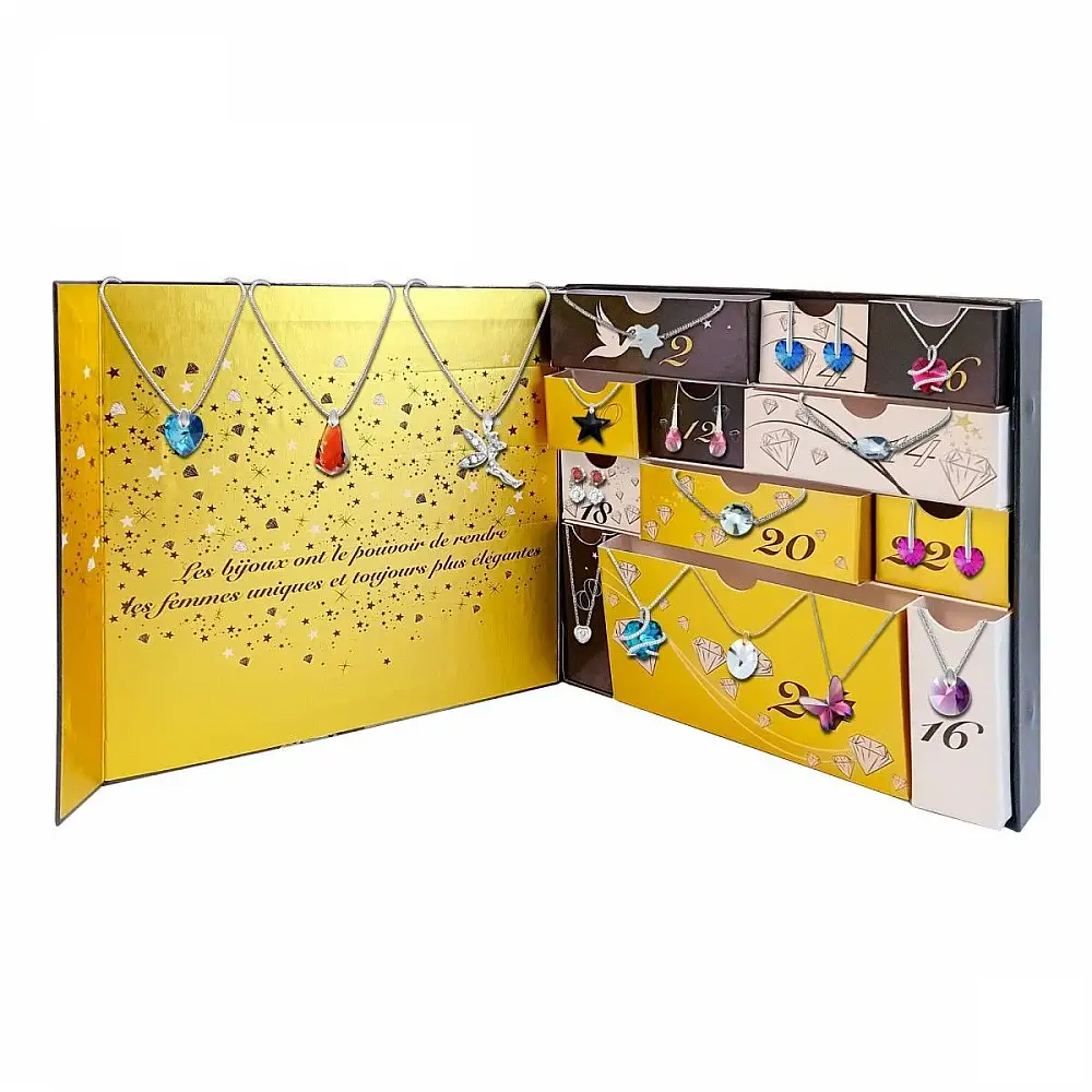 So Charm Χριστουγεννιάτικο Ημερολόγιο Advent με 12 Κοσμήματα διακοσμημένα με Κρύσταλλα Swarovski CALENDRIER-SWA