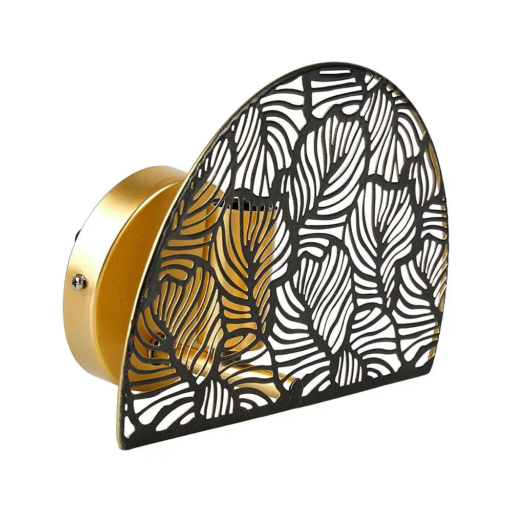 Ostaria Απλίκα Μεταλλική 'Calathea' Μαύρη Χρυσή -37763