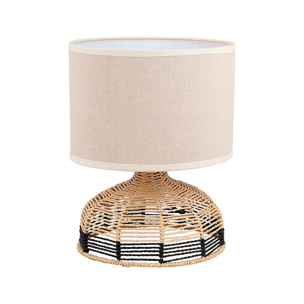 Ostaria Φυσικό φωτιστικό κορδόνι 'Lio' μπεζ μαύρο -37728