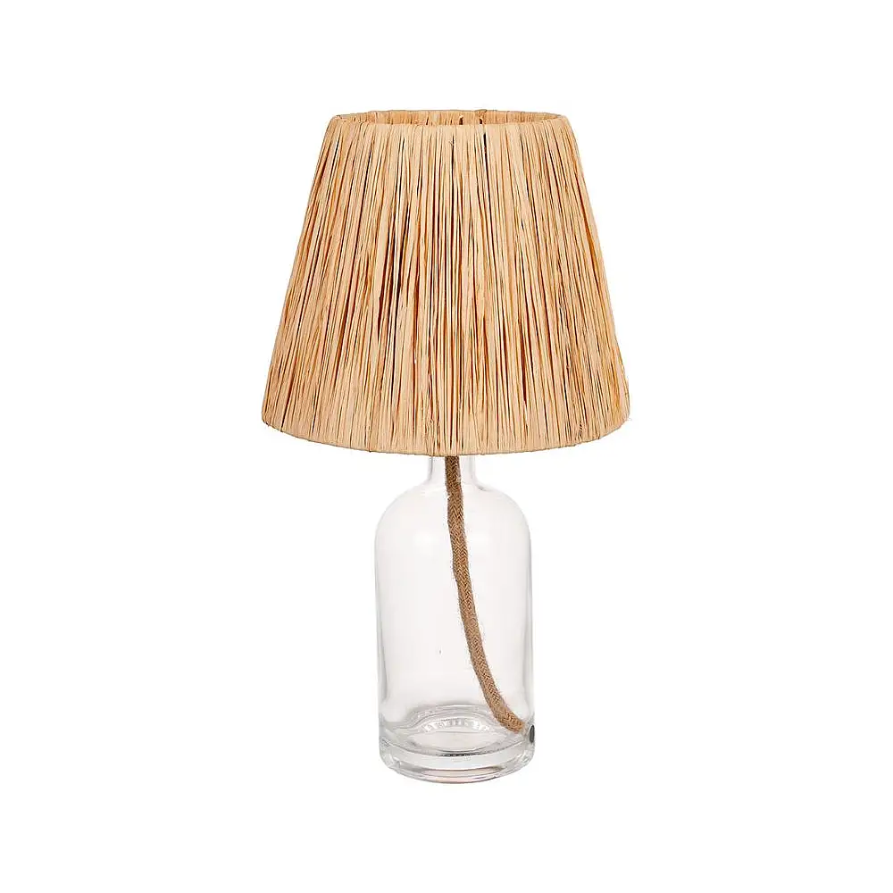 Ostaria Λάμπα γυάλινη με σχοινί Haddock h40 Φυσικό χρώμα -37515