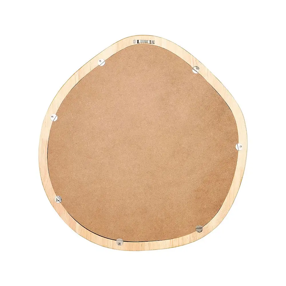 Ostaria Καθρέφτης Ξύλινος Οργανικός Φυσικός με Ξύλο και Γυαλί σε Κουτί Κραφτ -37066