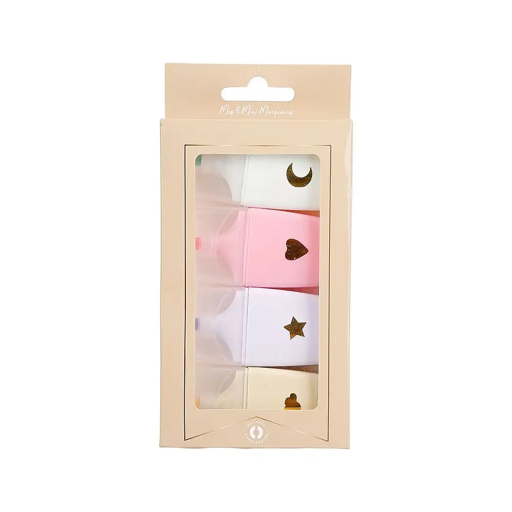 Ostaria Μίνι Μάρκερ Παστέλ Χρώματα X4 -37482