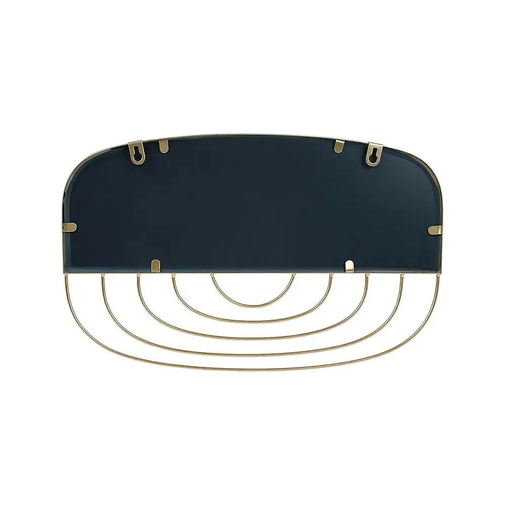 Ostaria Καθρέφτης Μεταλλικός 'Vintage' Χρυσός -37061