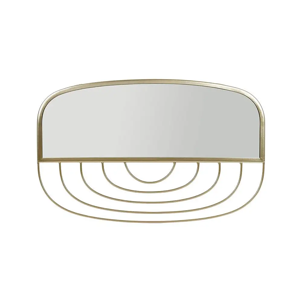 Ostaria Καθρέφτης Μεταλλικός 'Vintage' Χρυσός -37061