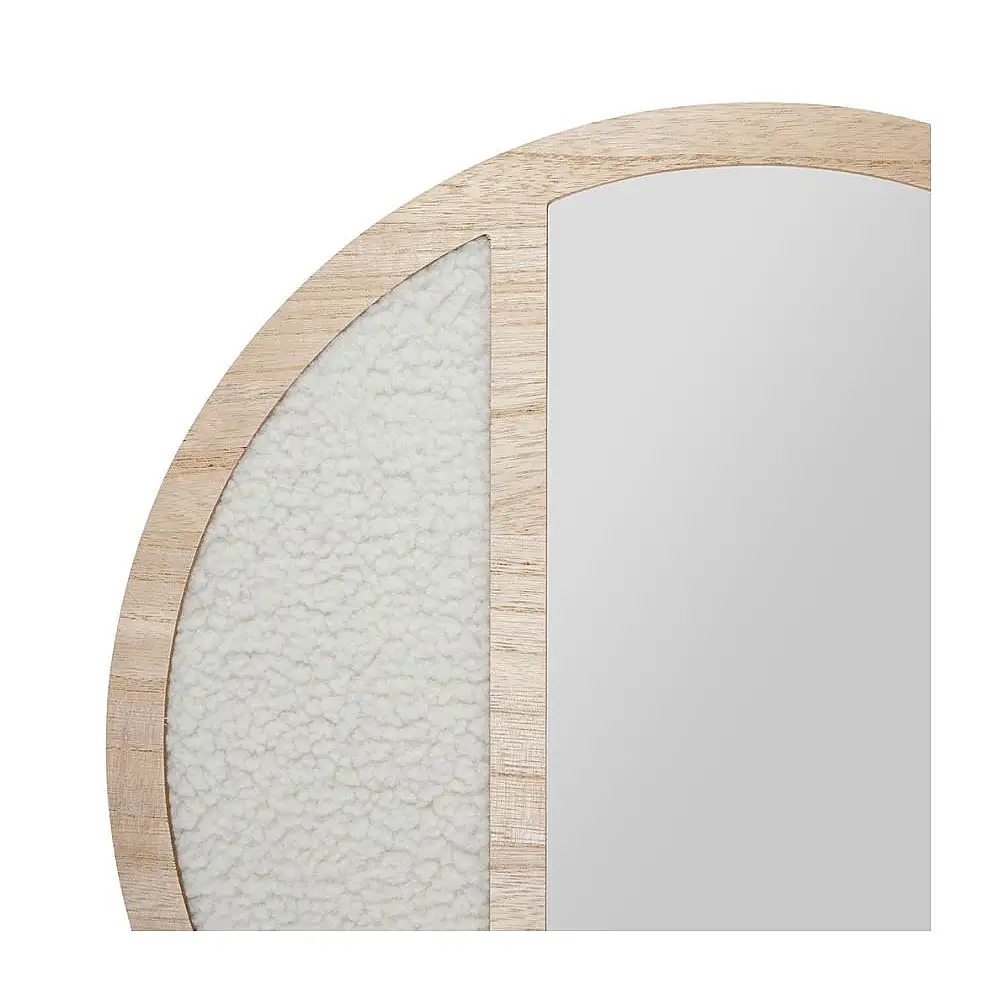 Ostaria Καθρέφτης mdf Sherpa 'Otawa' Φυσικός με Κράφτ Κουτί -36804