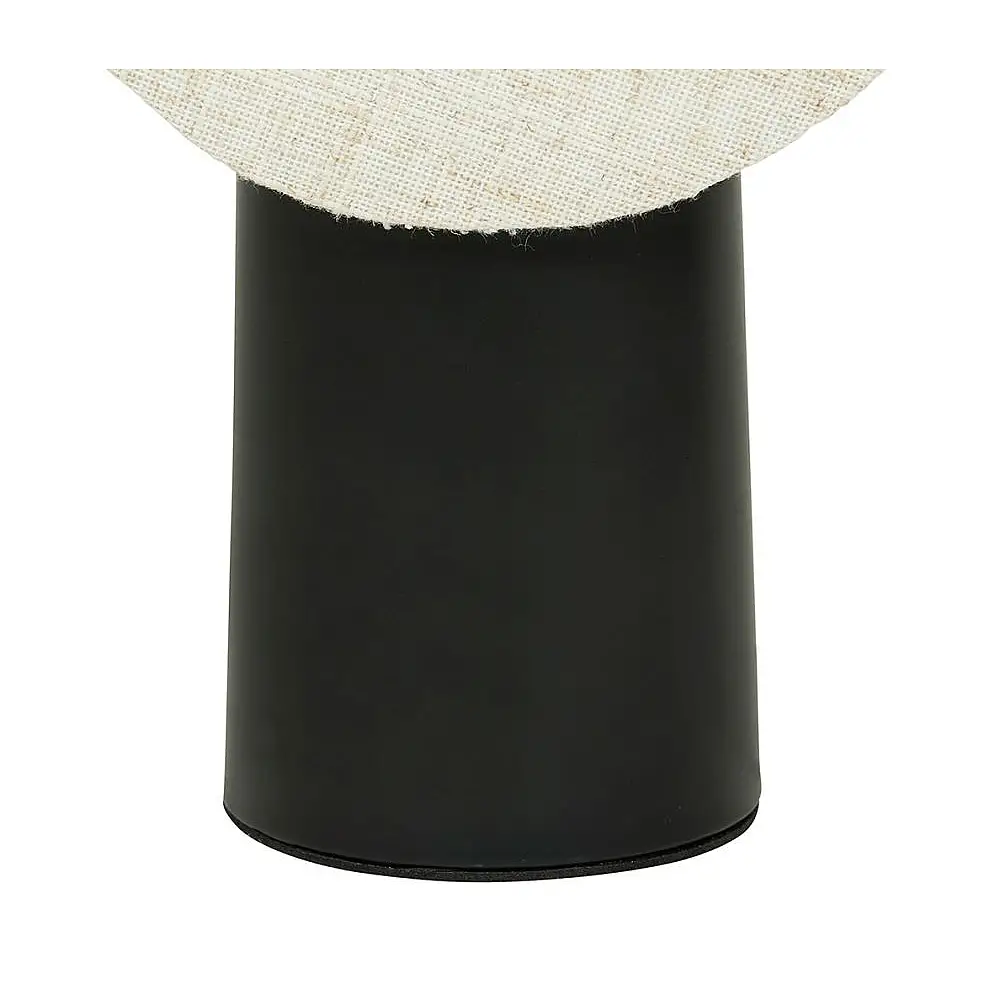 Ostaria Λάμπα μπαμπού λινό και μέταλλο μπεζ και μαύρο 'Almeria' - Πιστοποιημένο Fsc® μπαμπού -36701