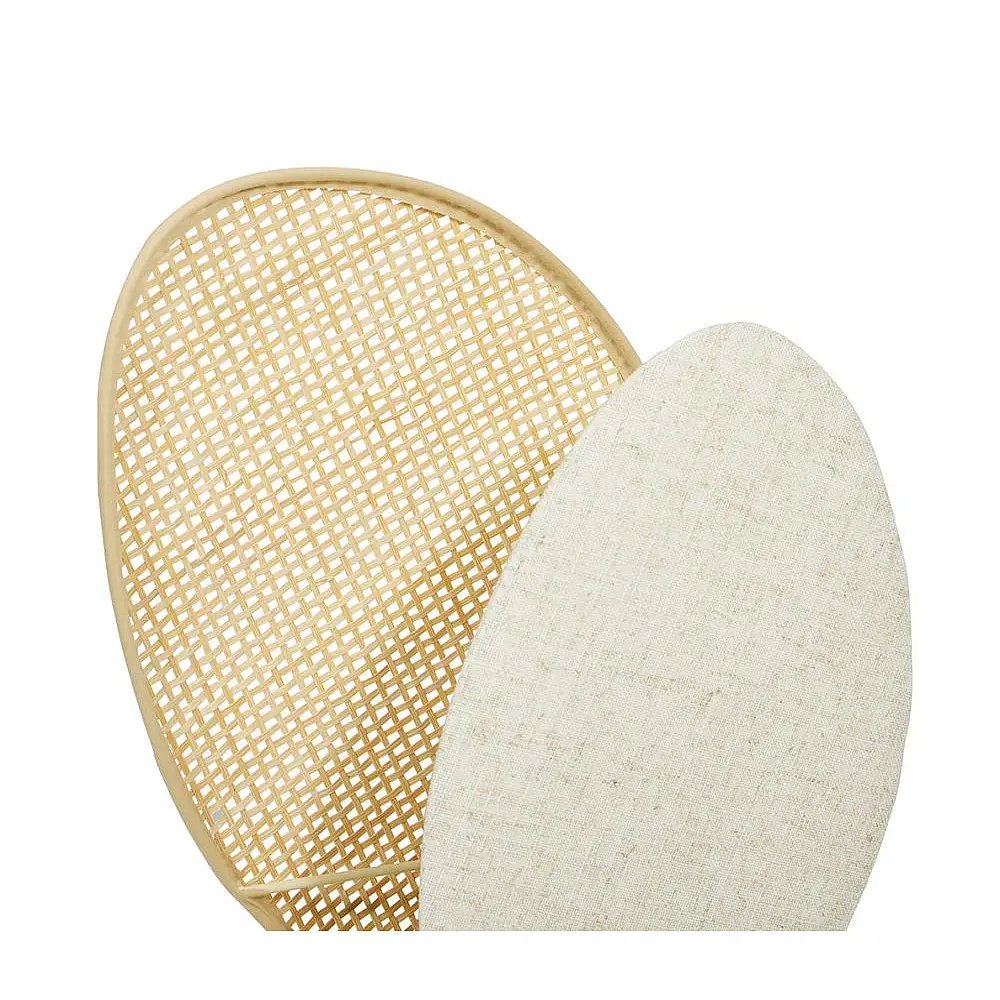 Ostaria Λάμπα μπαμπού λινό και μέταλλο μπεζ και μαύρο 'Almeria' - Πιστοποιημένο Fsc® μπαμπού -36701