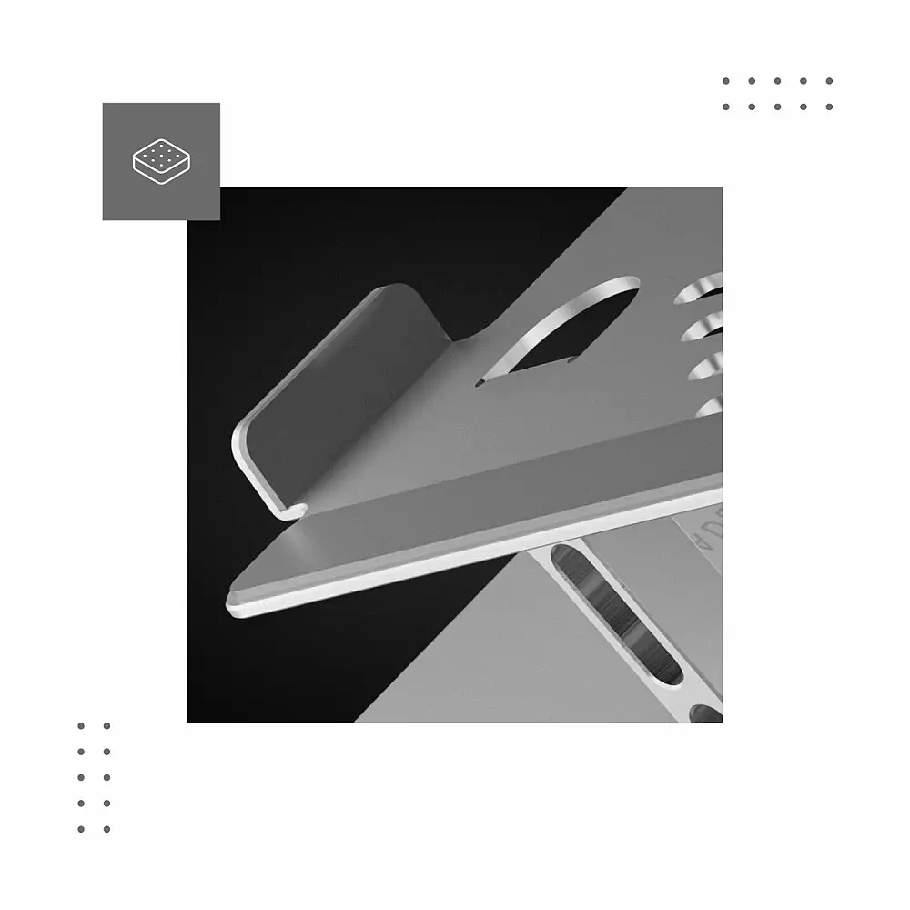 MarkAdler Βάση φορητού υπολογιστή Stand 2.5 με Διαστάσεις 2.5" 5903796016338