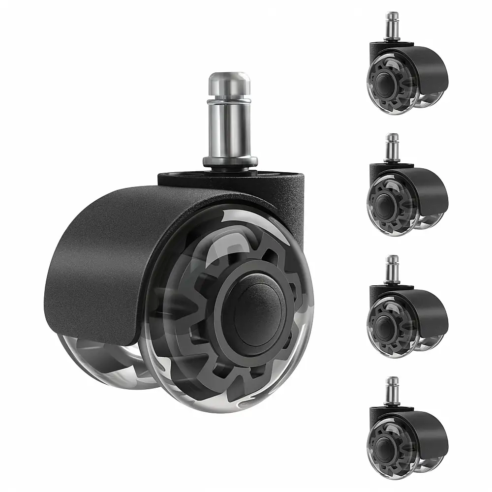 MarkAdler Ρόδες Καρέκλας Wheels 3.0 Black 5903796019230