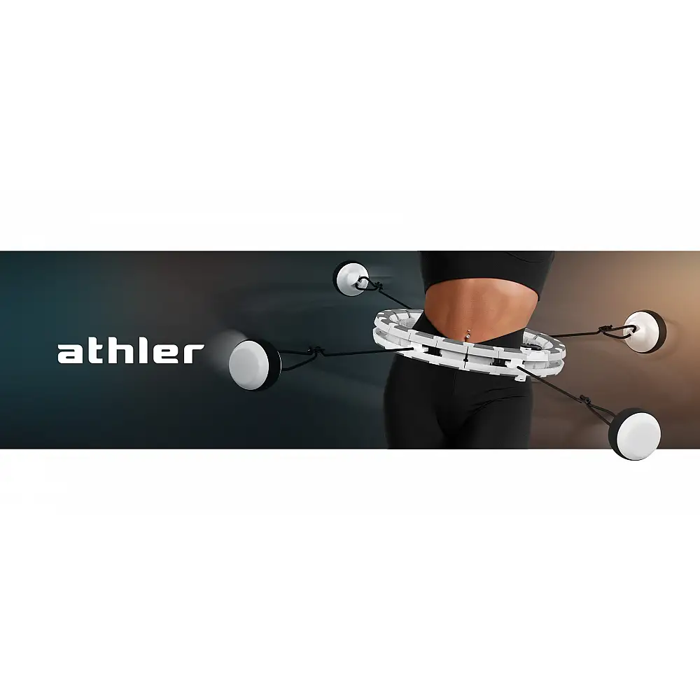 Athler Στεφάνι Εξάσκησης hula hoop Emu 30 με LCD Οθόνη και Ρυθμιζόμενη Διάμετρο 50-140 εκ. 5903796014273