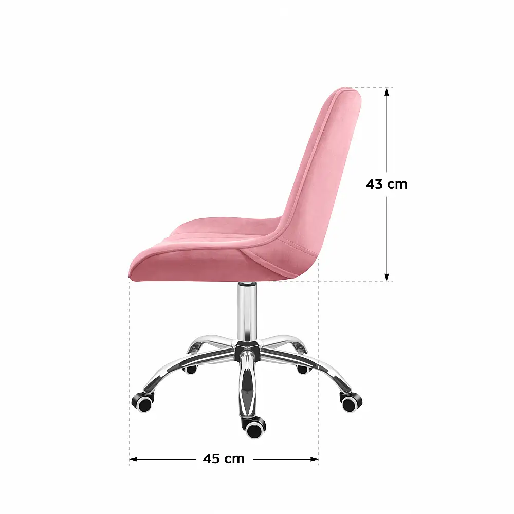 MarkAdler Περιστρεφόμενη Καρέκλα Future 3.5 Ροζ 5903796019605