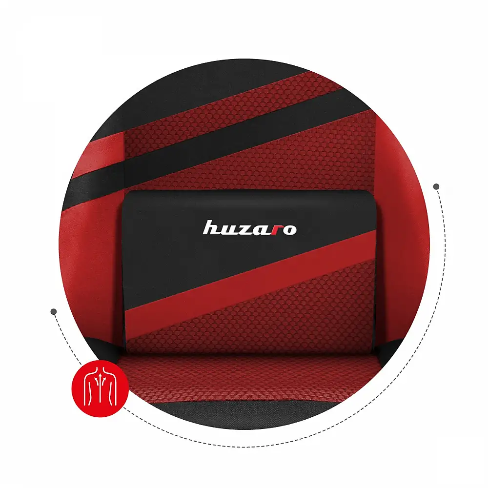 Huzaro Καρέκλα Gaming FORCE 4.4, Κόκκινη Διχτυωτή 5903796013146