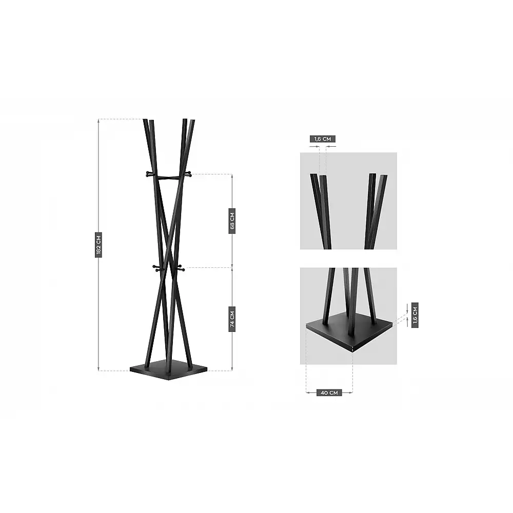 MarkAdler Μεταλλική Μοντέρνα Κρεμάστρα Host 5.0, Ύψος 182 εκ. 5903796013658