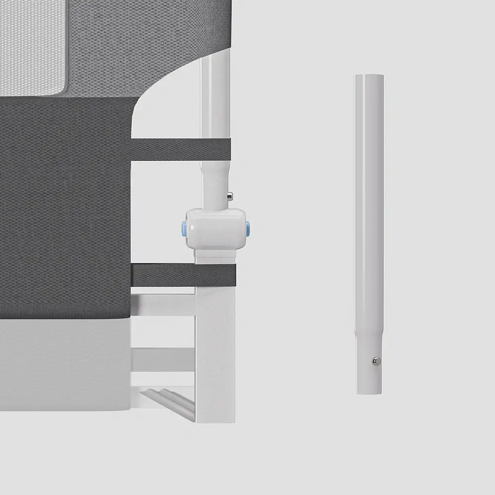 Tulano Προστατευτικό Κιγκλίδωμα Κρεβατιού 150 cm Cover 30 Γκρι 5903796017571