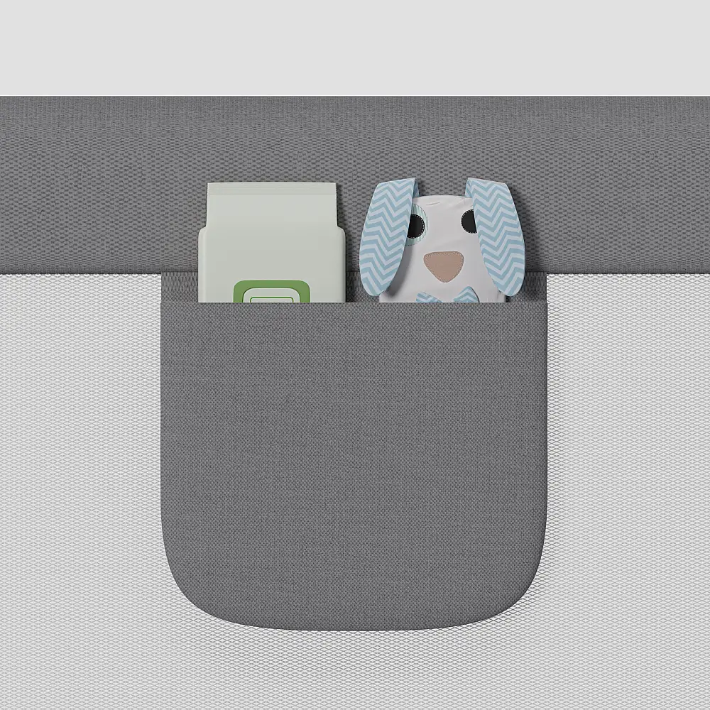 Tulano Προστατευτικό Κιγκλίδωμα Κρεβατιού 200cm Cover 30 Γκρι 5903796017588