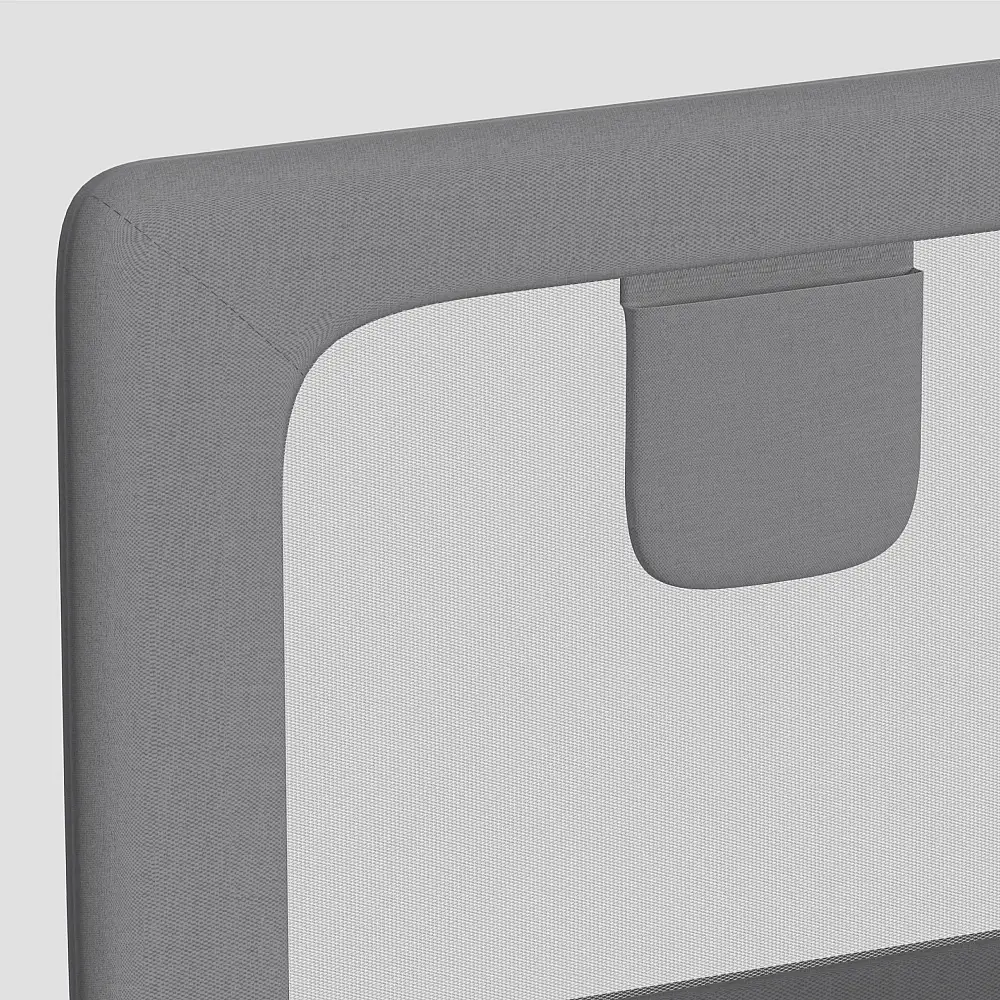 Tulano Προστατευτικό Κιγκλίδωμα Κρεβατιού 200cm Cover 30 Γκρι 5903796017588