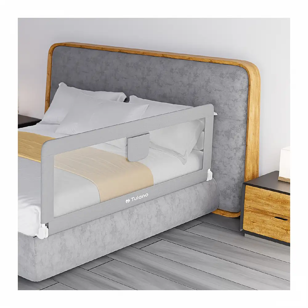 Tulano Προστατευτικό Κάγκελο Κρεβατιού Cover 20, 195x65 cm, Γκρι 5903796014334