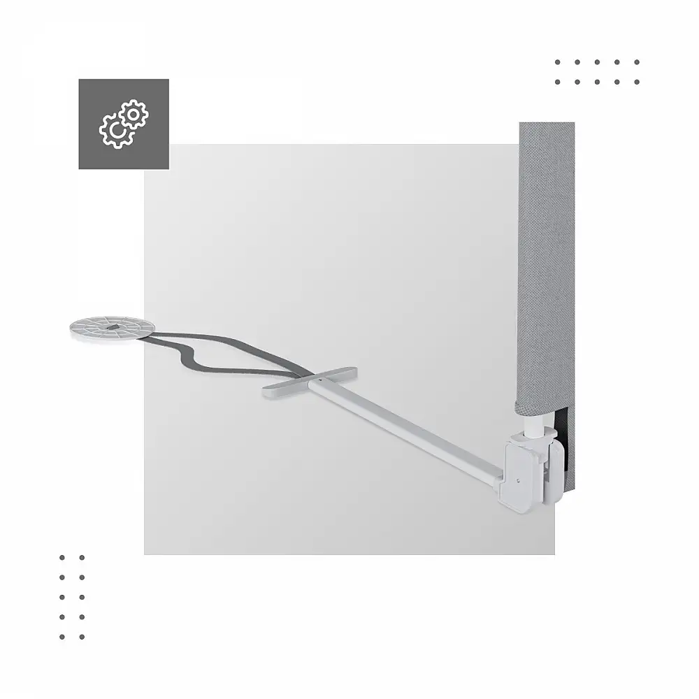 Tulano Προστατευτικό Κάγκελο Κρεβατιού Cover 20, 195x65 cm, Γκρι 5903796014334