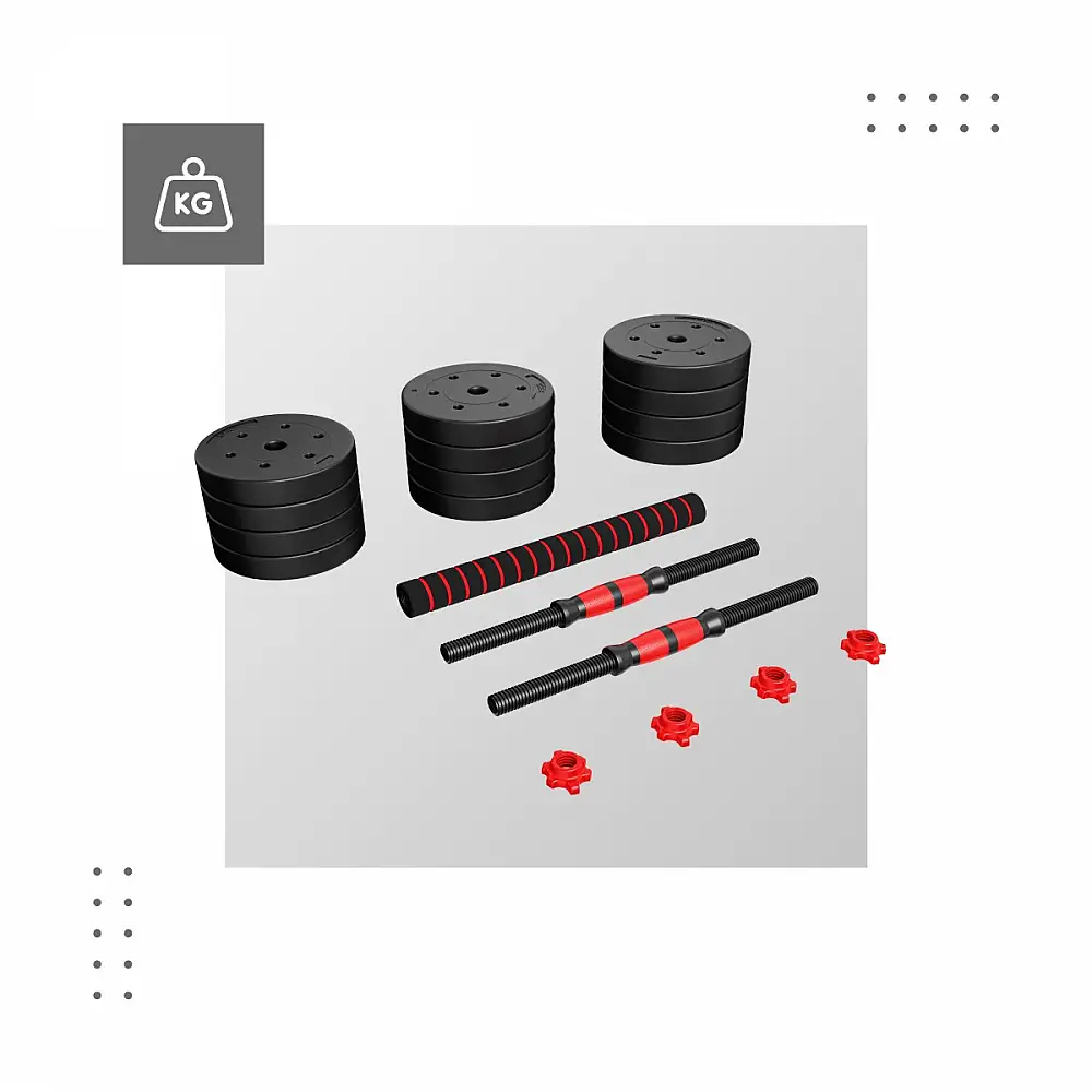 Athler Σετ Αλτήρων Lion 20kg με Διαστάσεις 20x10cm 5903796014280