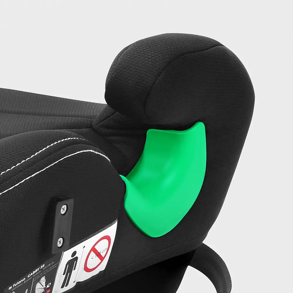 Tulano Κάθισμα Αυτοκινήτου Cabby 25 Μαύρο 5903796018905