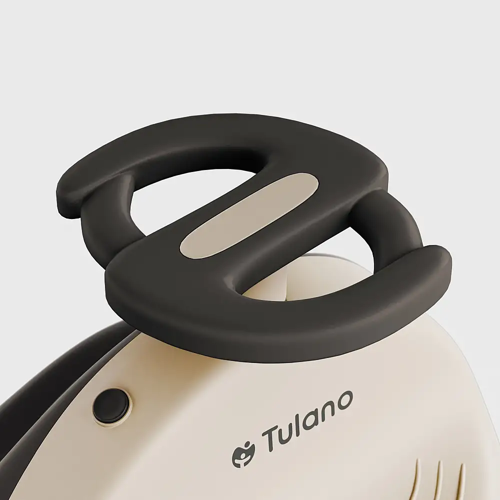 Tulano Παιδικό Ποδοκίνητο Όχημα LED FOCUS 35 με τιμόνι 360° Μπεζ 5903796019674