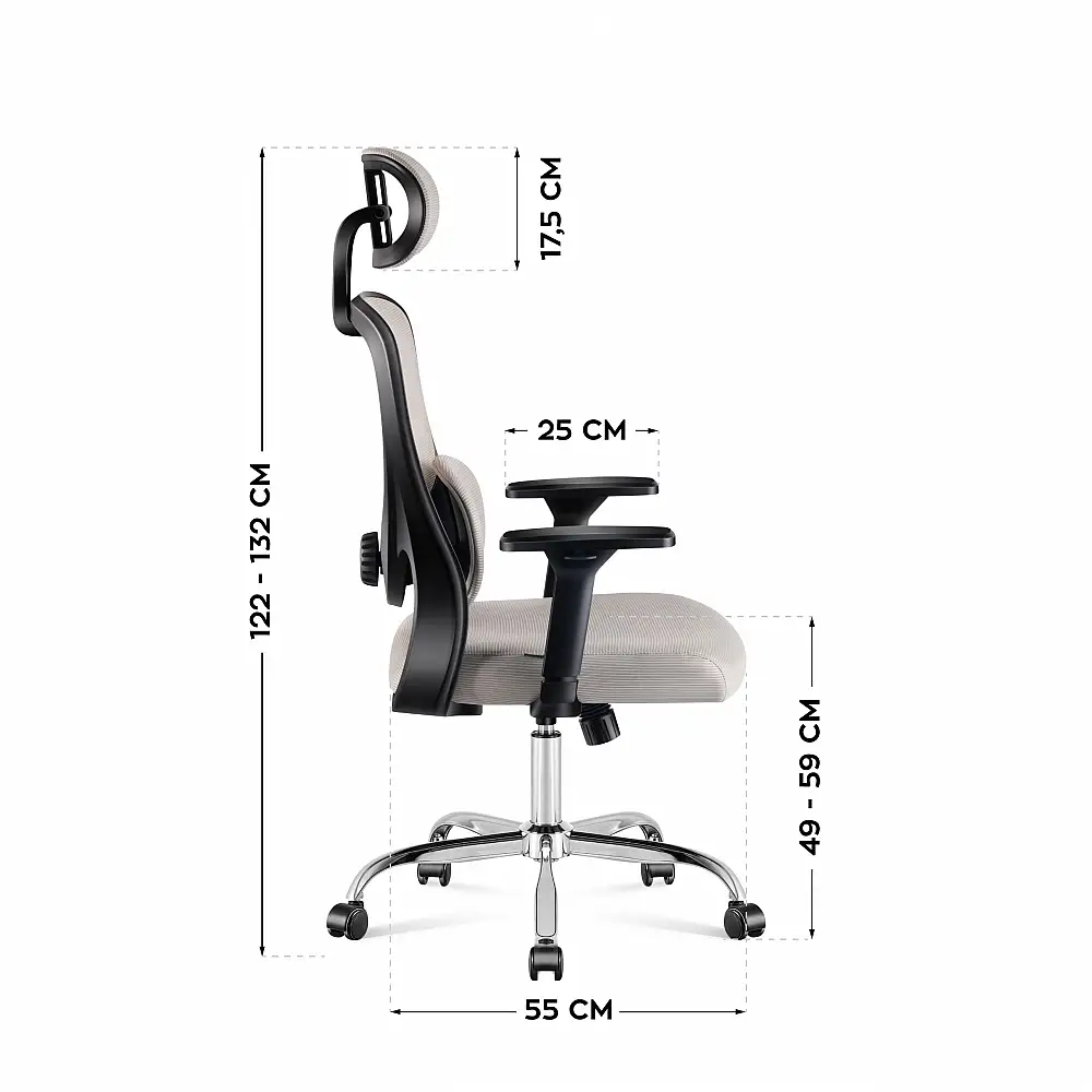 MarkAdler Περιστρεφόμενη Καρέκλα Διευθυντή Manager 3.2 Γκρι 5903796018394