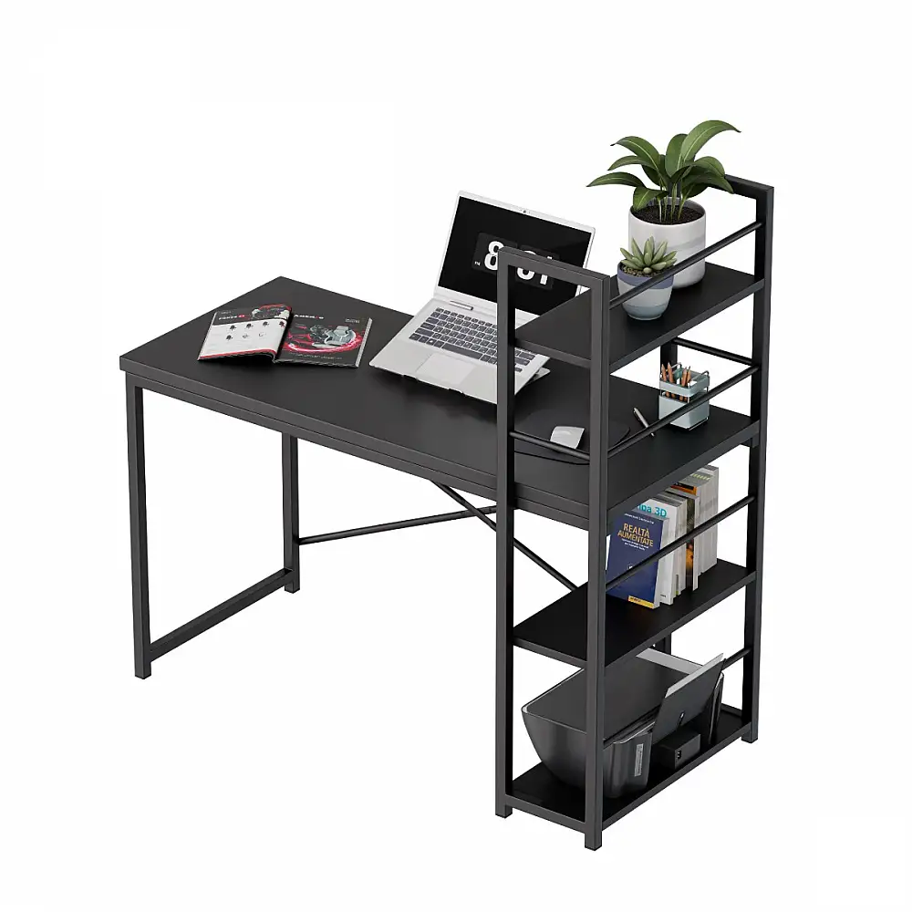 MarkAdler Βιβλιοθήκη Leader 4.0 με Διαστάσεις 80x40x180 εκ. Μαύρη 5903796016314