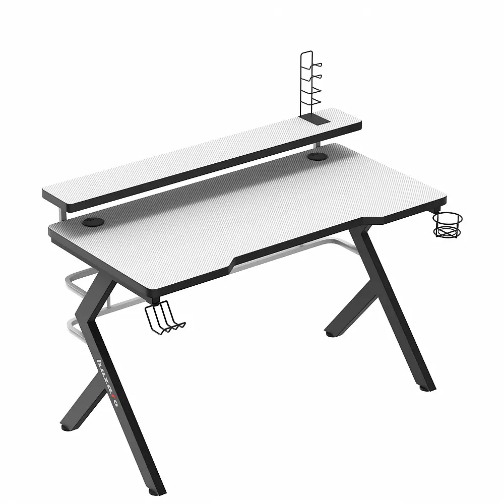 Huzaro Γραφείο Gaming Hero 5.0 Λευκό με Διάστασεις 120x60εκ 5907564629850